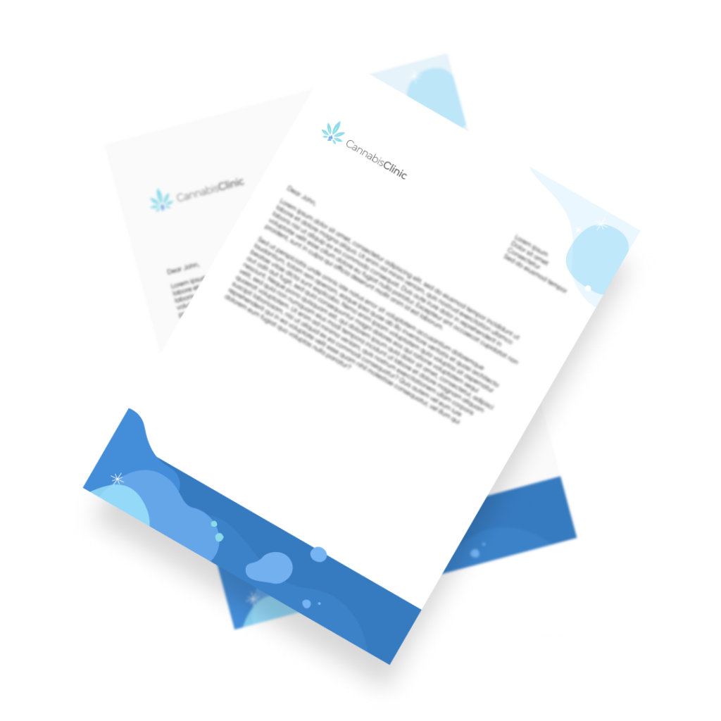 Cannabis Clinic - Patient Letters & Documentation